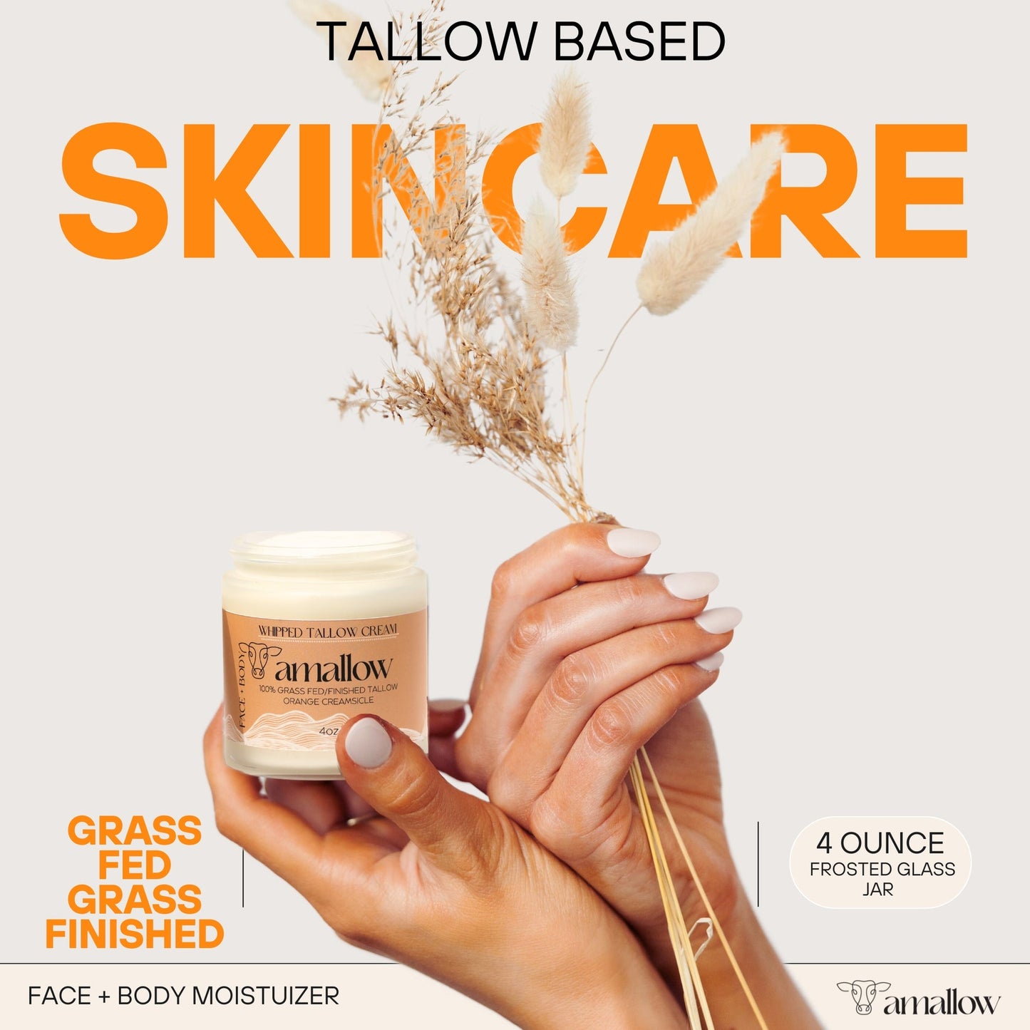 Amallow Whipped Tallow Cream 4 FL. oz